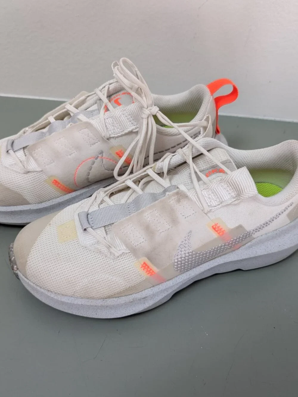 Nike Crater Impact Shoes Summit White - Size 4Y